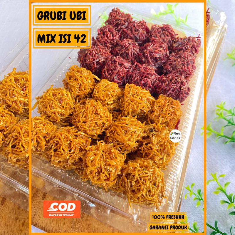 

GRUBI UBI MIX ISI 42 / GRUBI KREMES MANIS / KERIPIK GRUBI