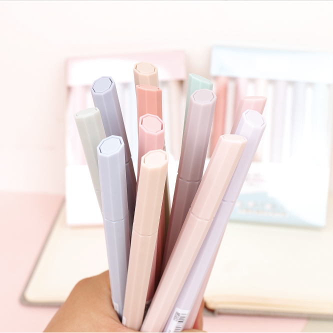 

OBLIQUE HIGHLIGHTER SATUAN ECER Warna Pastel Morandi Aesthetic