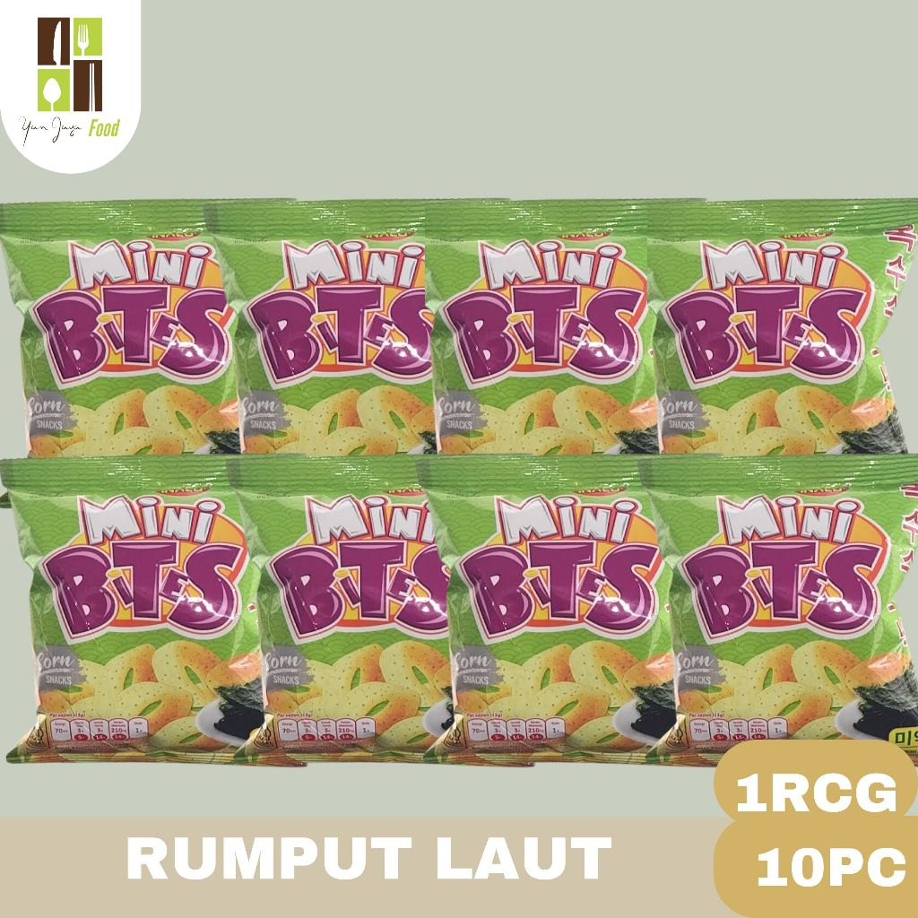 

Inaco Mini Bites / BTS Snack Korea / Snack Bites / Rumput Laut / Korean BBQ / Korean Spicy CHicken Kemasan 15gr 1RCG 10PCS