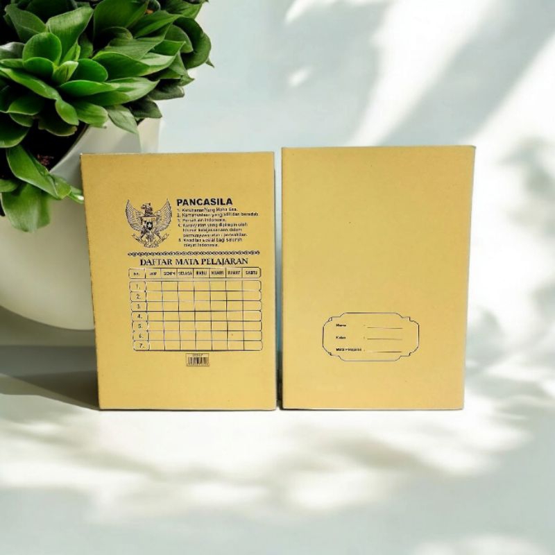 

Sampul buku coklat buat campus/boxy 20 lembar