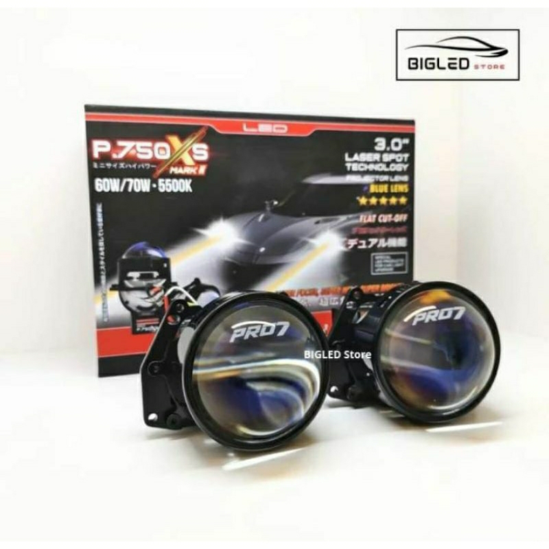 PRO7 P750XS | PRO 7 P.750XS PROJECTOR BILED 3 INCH BLUE LENS