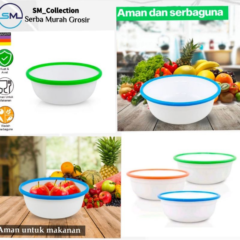 Baskom Plastik/Baskom Masak/Baskom Bulat/Baskom Serbaguna/Baskom plastik tebal/Waskom plastik/Waskom