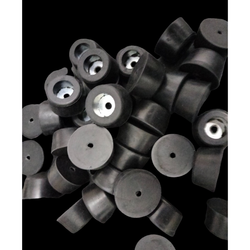 Karet Kaki Kursi Bulat Hitam Pelindung kursi