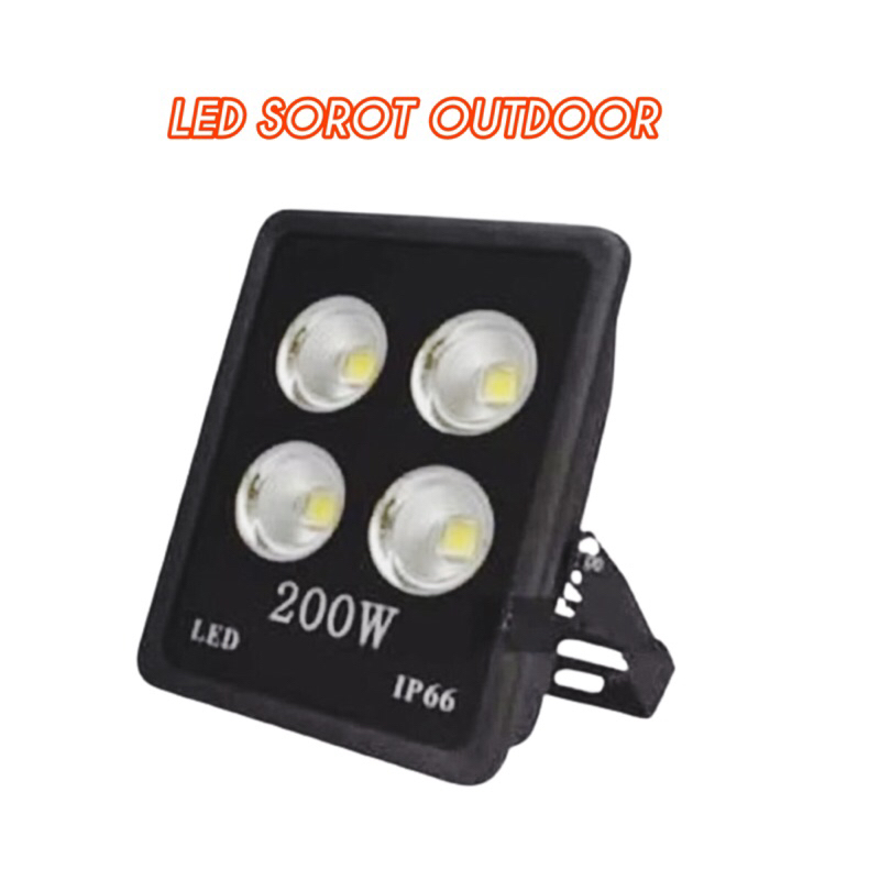 Lampu Sorot Outdoor LED 200Wat 4Mata/LED Outdoor IP66
