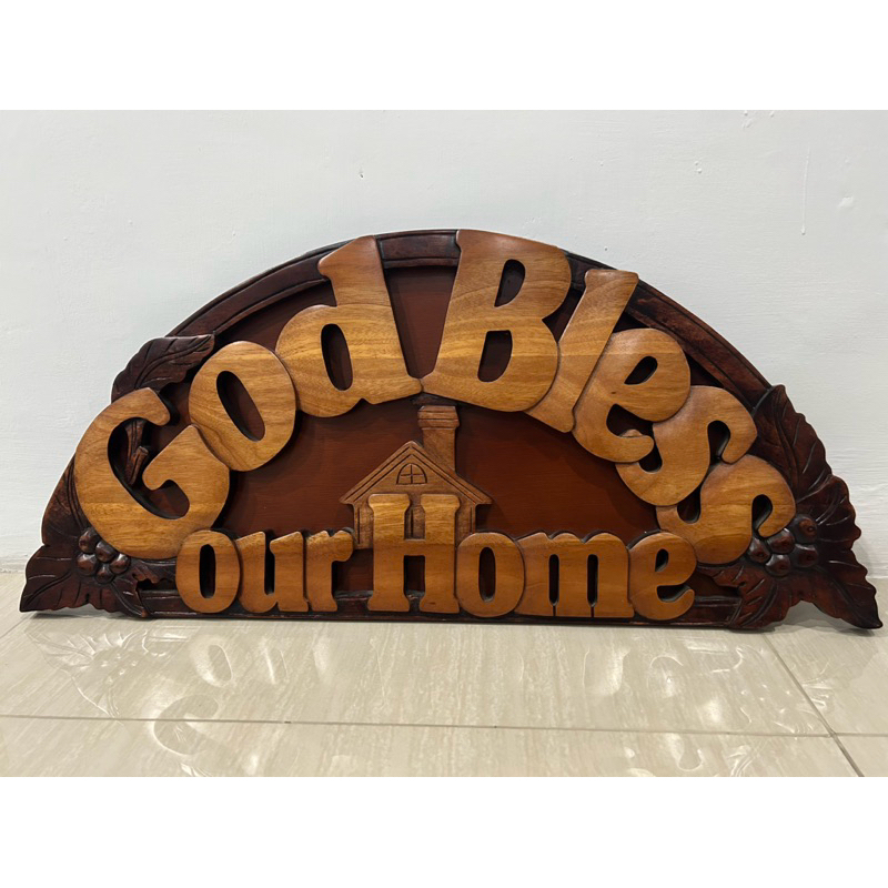 PAJANGAN DINDING KAYU ROHANI KRISTEN