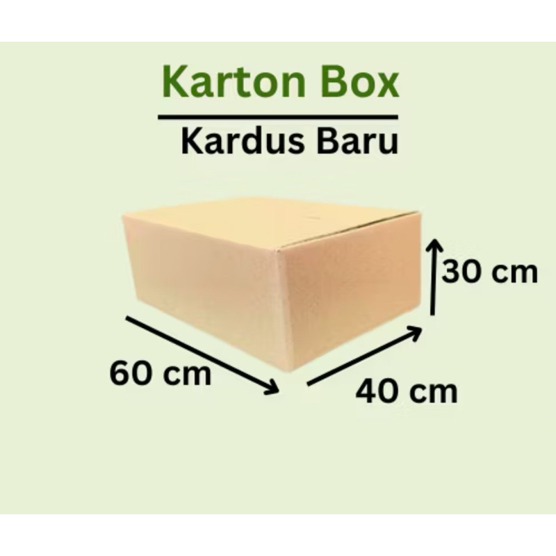 

60x40x30 cm kardus besar packing kemasan kraft karton kotak