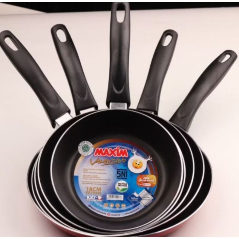 wajan anti lengket/Teflon anti lengket/wajan panci penggoreng/Penggorengan Anti Lengket/Teflon Maxim