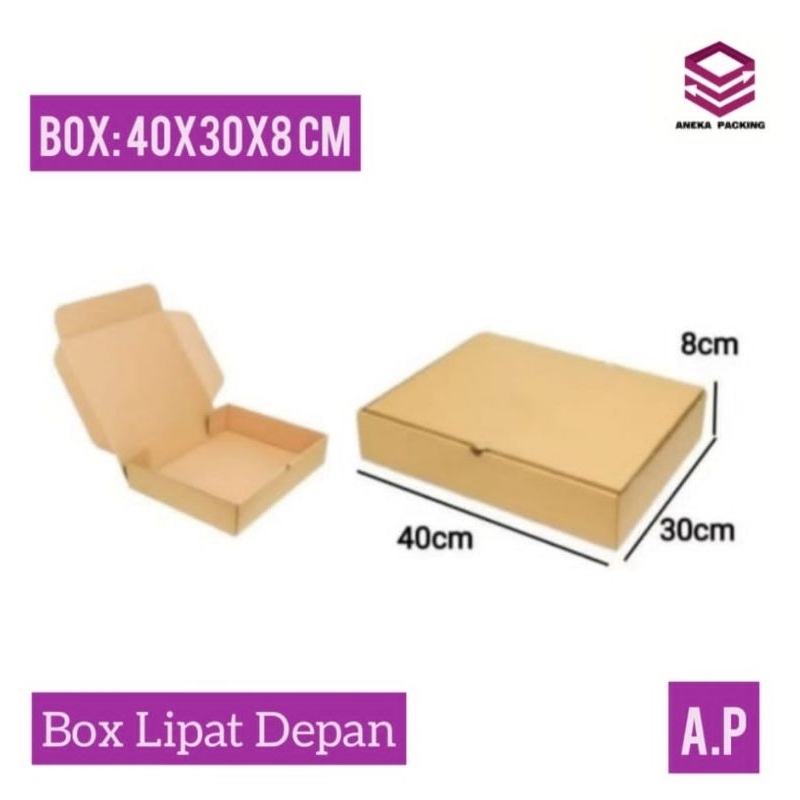 

Box 40x30x8 cm//kardus/hampers/boxonlineshop/packing