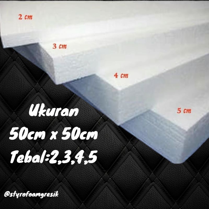 

Styrofoam lembaran 50x50x3,4,5 styrofoam papan sheet minimal order didiskripsi produk
