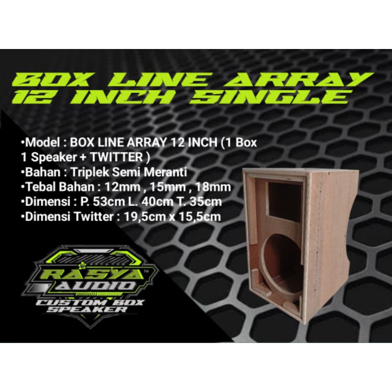 BOX LINE ARRAY 12 INCH SINGLE | LINE ARRAY 12 INCH