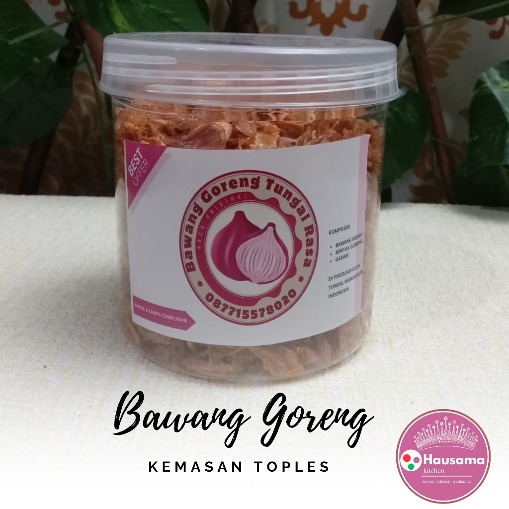 

bawang goreng premium tampa campuran