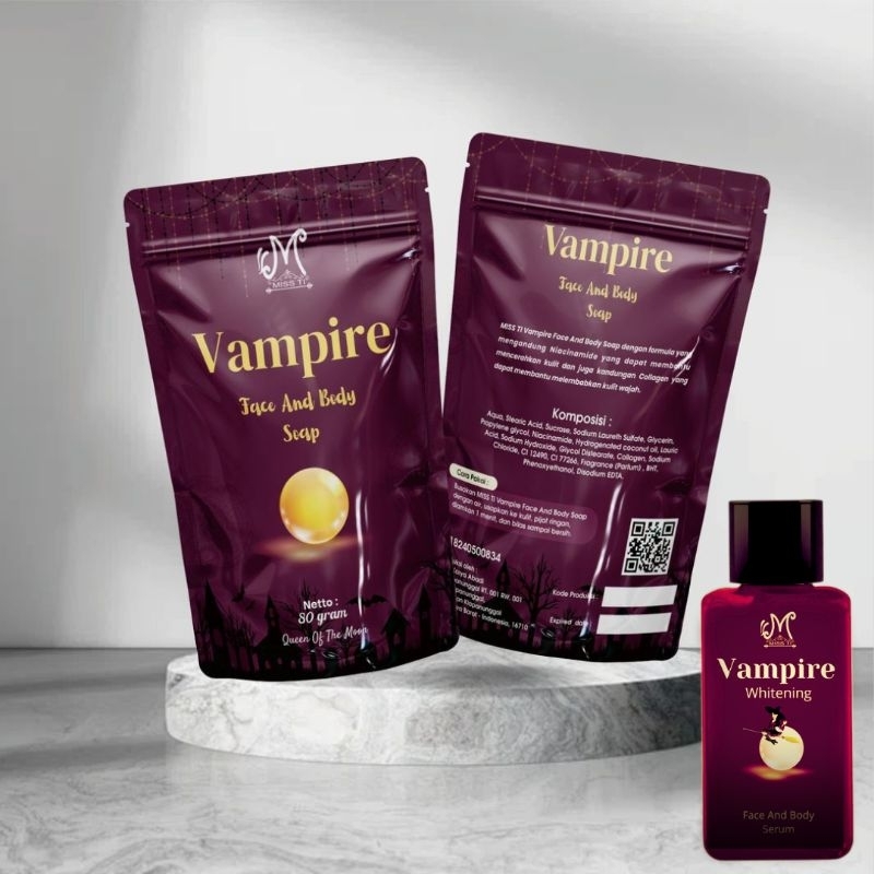 Vampire Soap 80gr FREE Vampire Serum 30ml BPOM Bpom Miss Ti beauty