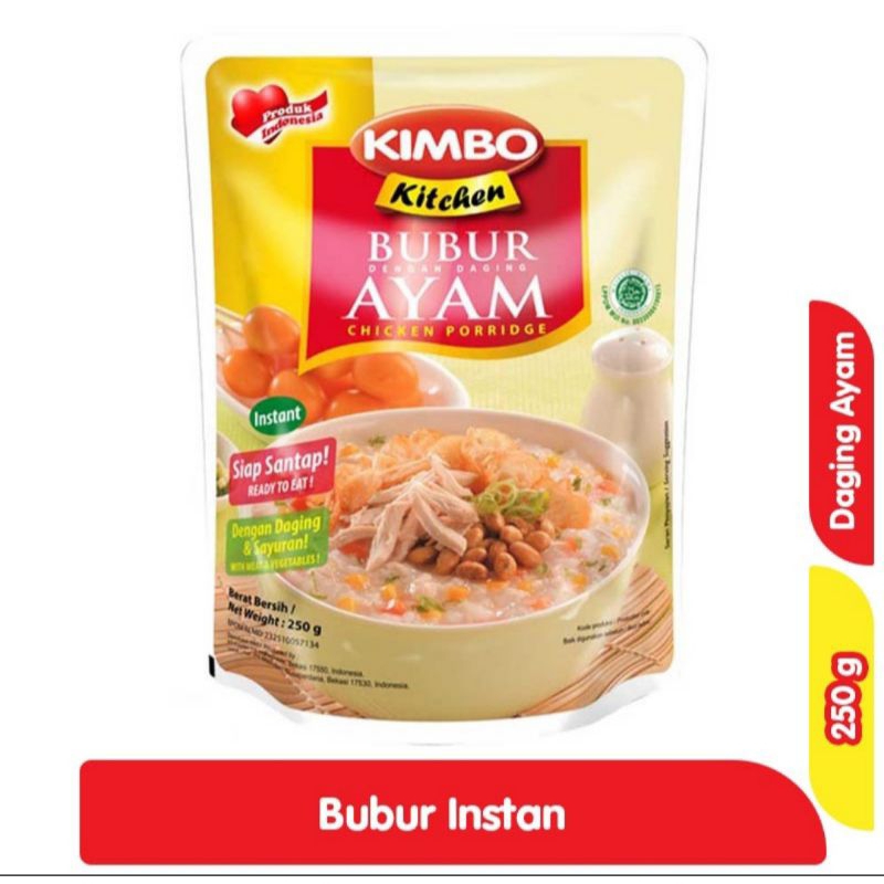 

KIMBO BUBUR INSTAN BUBUR AYAM 250 GR