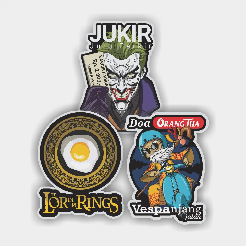 Mawpis Stiker Humor Plesetan