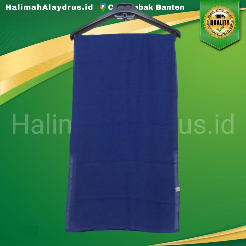 Kerudung Segi Empat Polos SMP Navy Biru Dongker