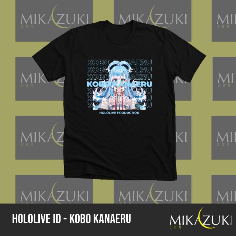 Mikazuki T-Shirt Kaos Vtuber Kobo Kanaeru [Hololive ID]