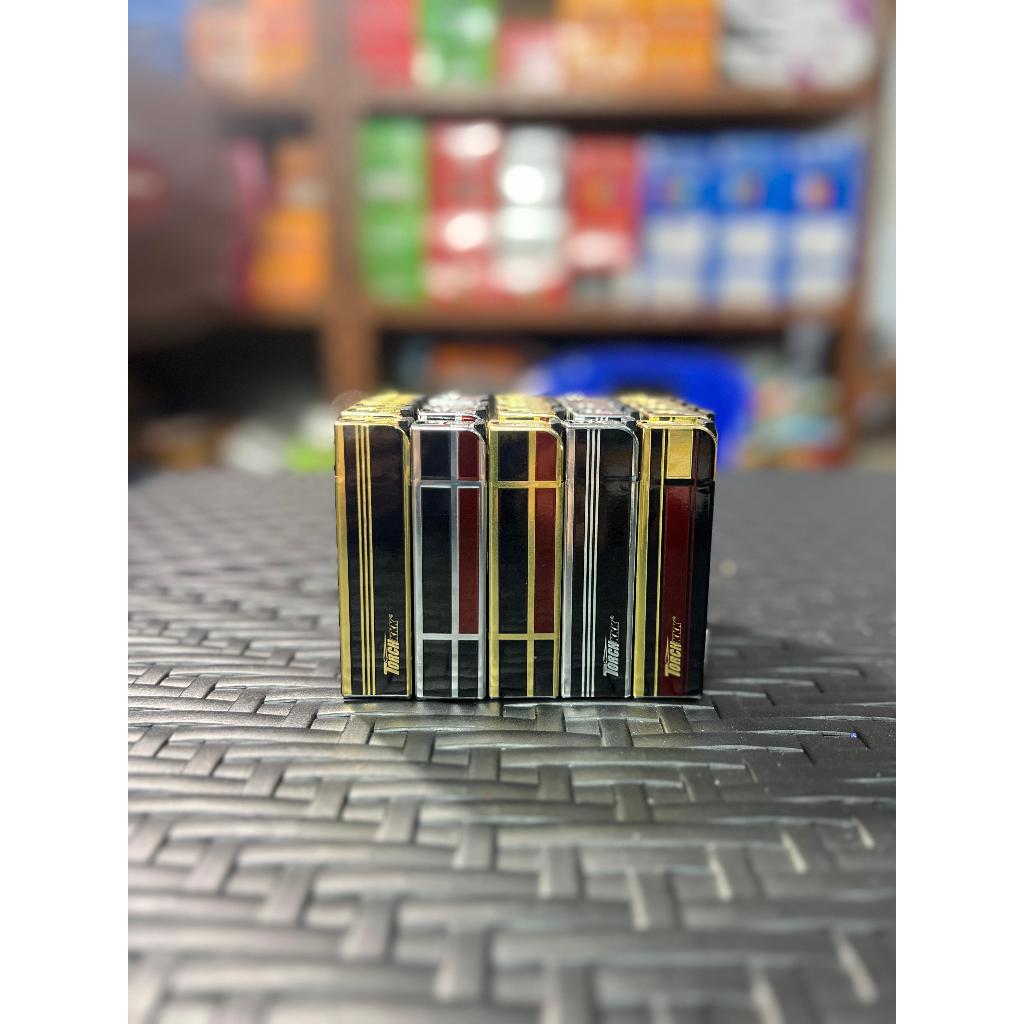 Korek Api Bara Zet Metal Case Abstract Motive K4 Metro Lighter x KKK