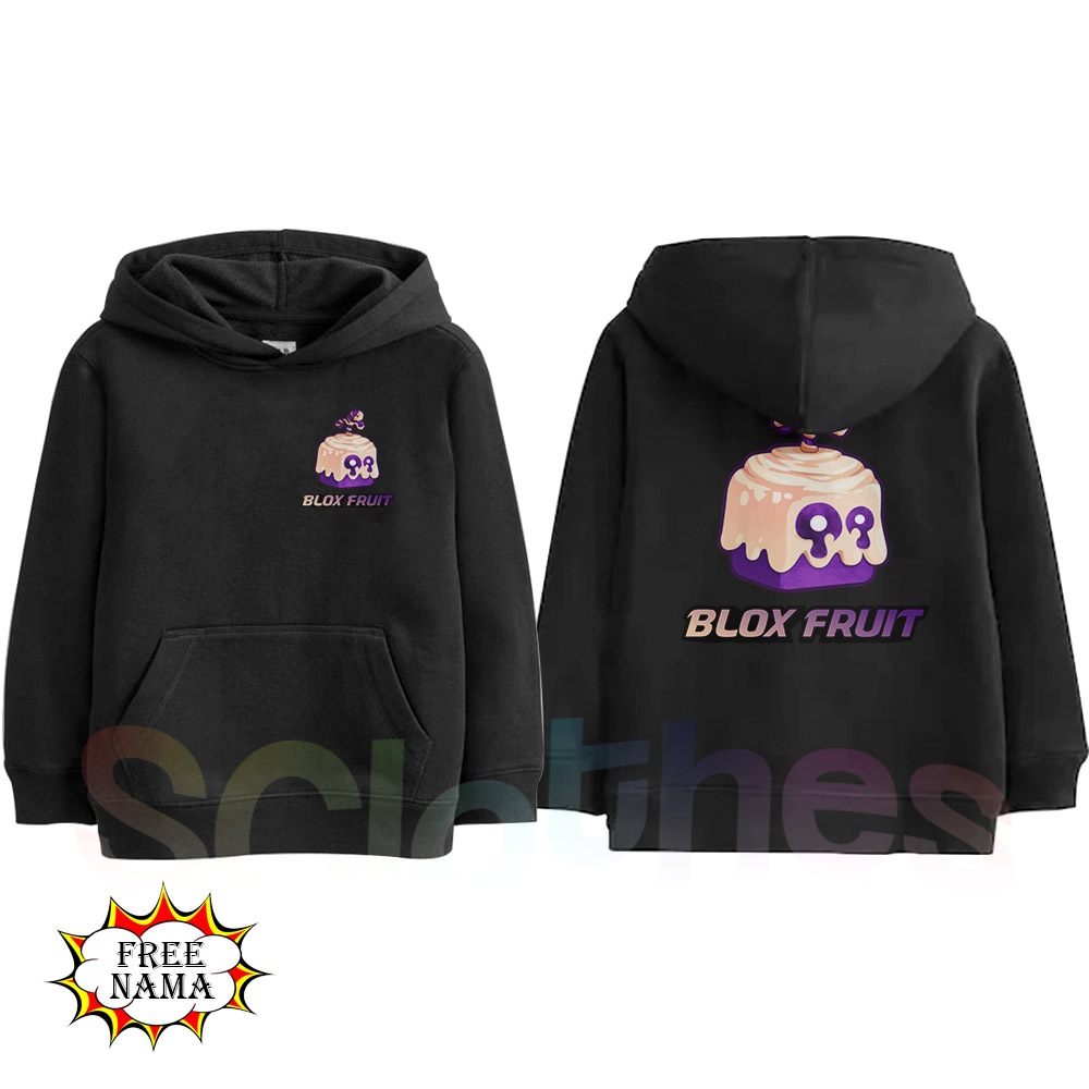 Hoodie Jaket Anak BLOX FRUITS DOUGH ROBLOX