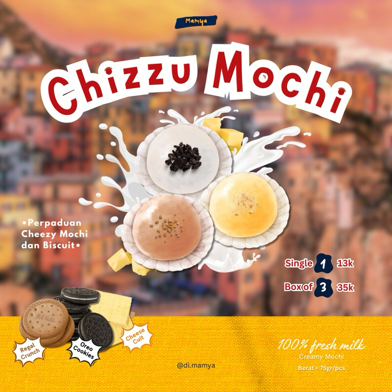 

CHiZZU MOCHi/ 3pcs