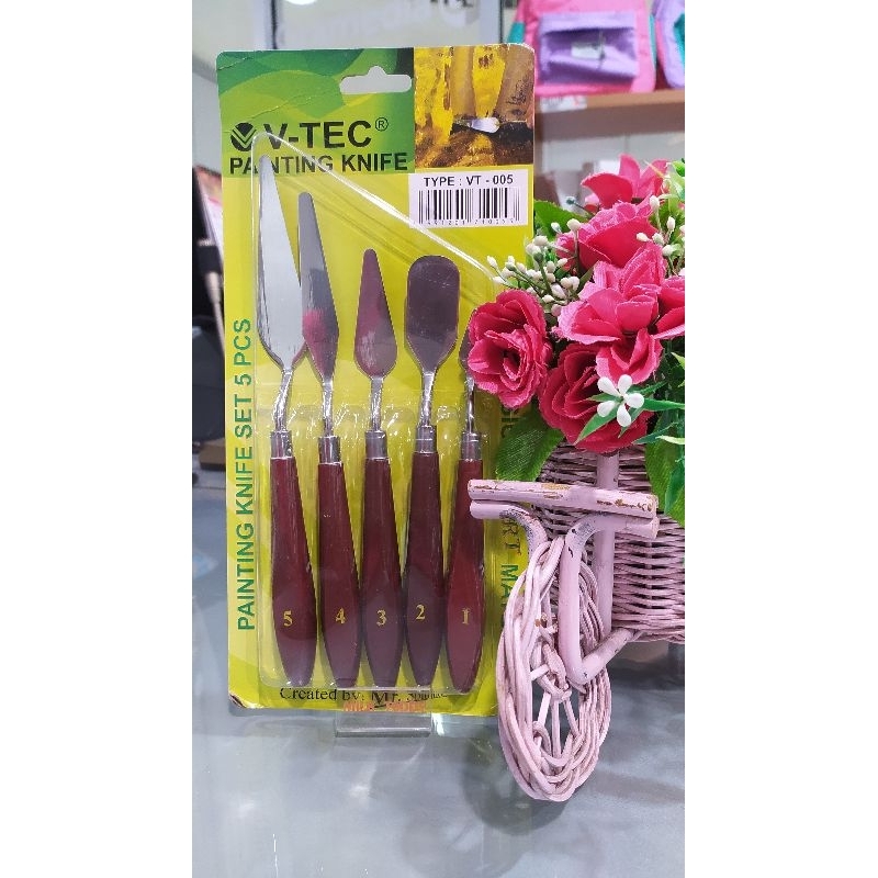 

GRAMEDIA KEDIRI- GADING MURNI - V-TEC PAINTING KNIFE TYPE VT-005 ISI 5 PCS 208242782