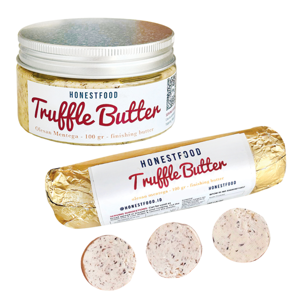 

HONESTFOOD Truffle Butter - Mentega Jamur Truffle Italia, Olesan roti