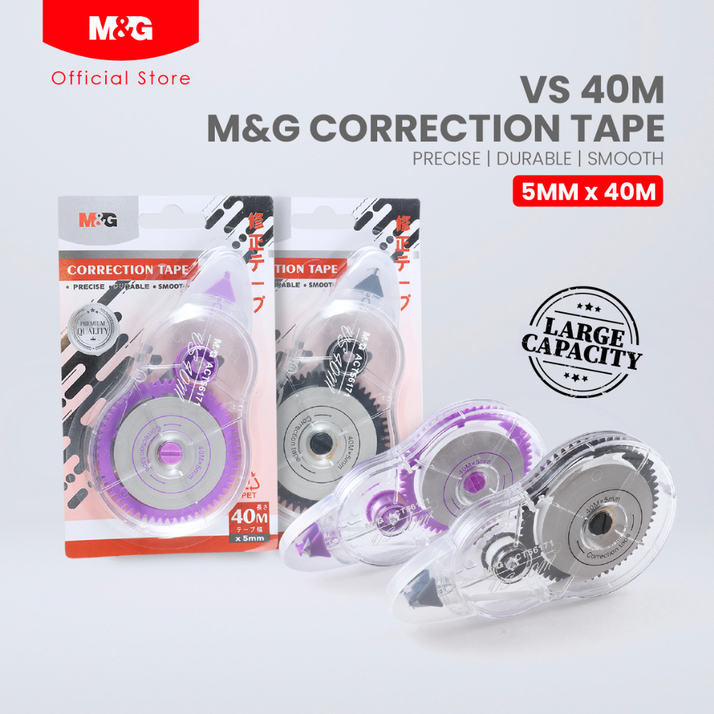 

Correction Tape 40M ACT 56171 M&G / Tipe X Pita / Stipo Kertas
