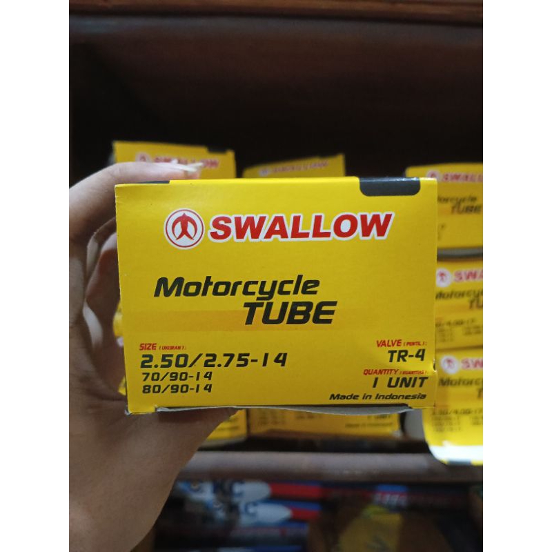 BAN DALAM SWALLOW UKURAN MATIC 275-14/300-14, SWALLOW BUAT MOTOR MATIC BEAT/VARIO/VARIO125/BEAT FI/B