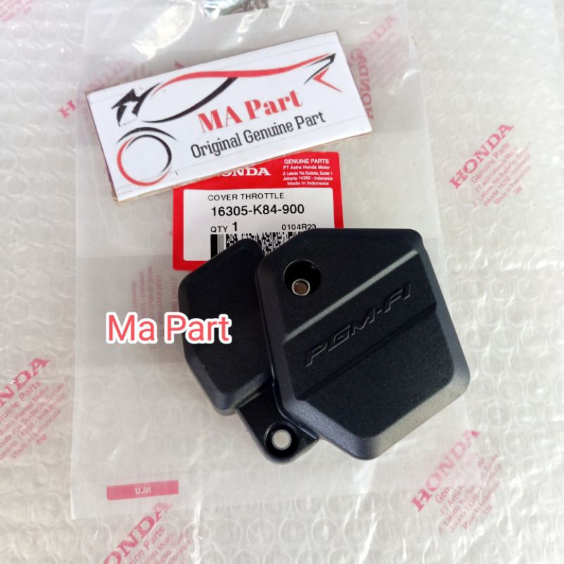 COVER PENUTUP TUTUP PELINDUNG THROTTLE BODY TROTEL BODI CRF 150 CRF150 ORIGINAL