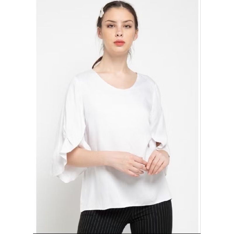 LE ROSETZ (New TAG) BLOUSE RAYON PUTIH