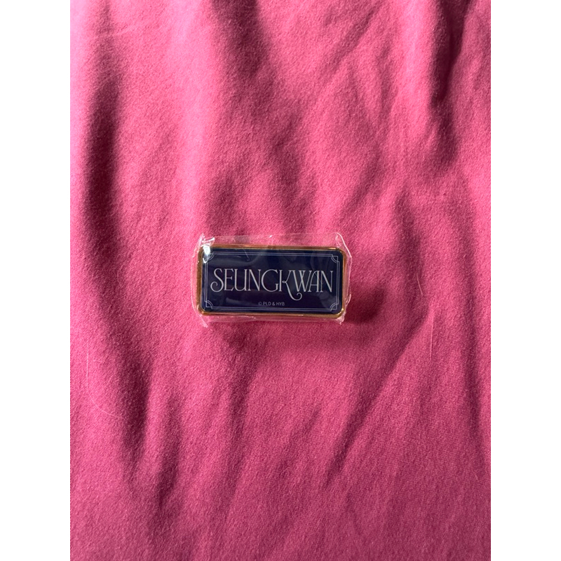 SEVENTEEN SEUNGKWAN JUN SEVENTEEN MUSEUM JAPAN 2024 BADGE
