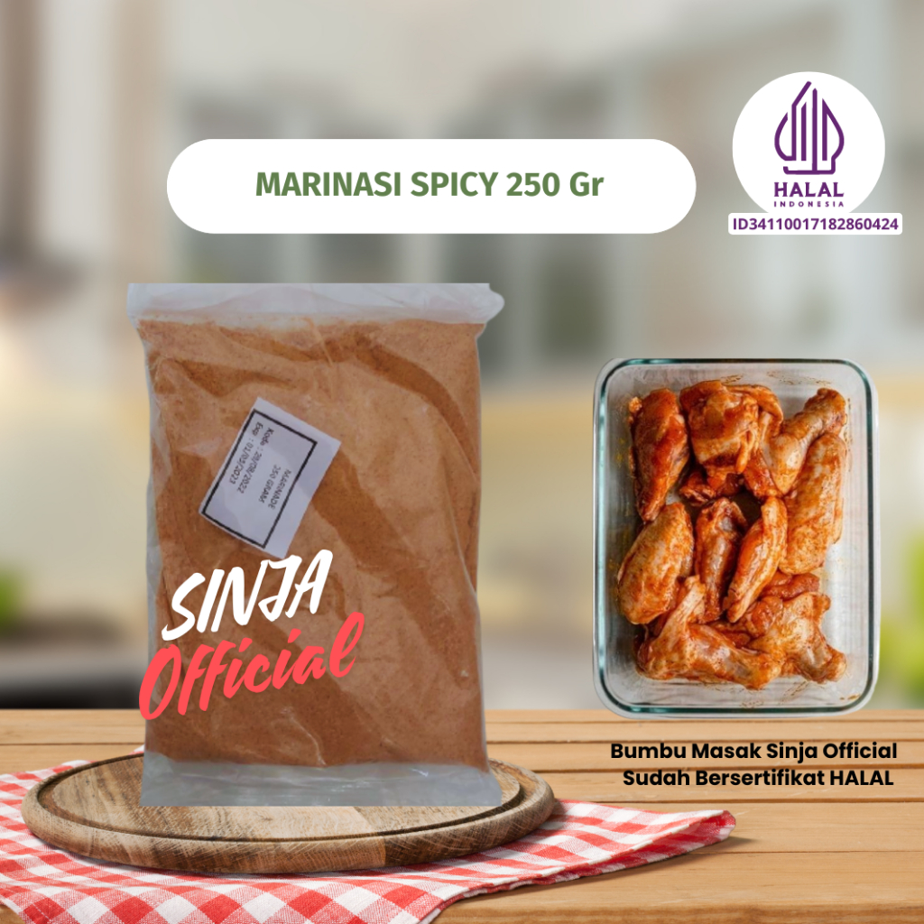 

Marinasi Ayam Fried Chicken Hot Spicy 250 Gr