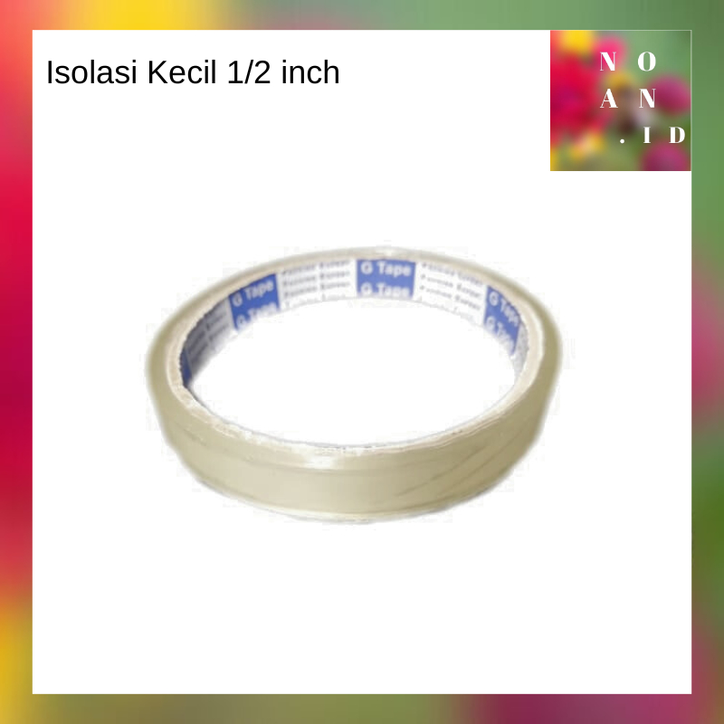 

G tape Isolasi kecil bening 1/2 inch murah