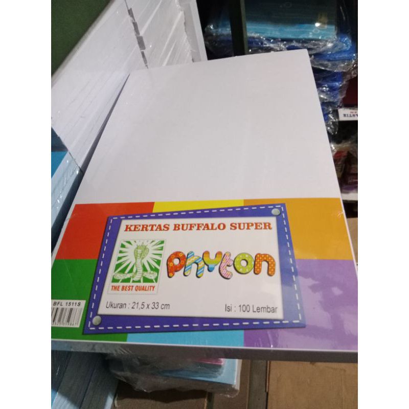 

Kertas Cover Bufalo Putih 10 Lembar