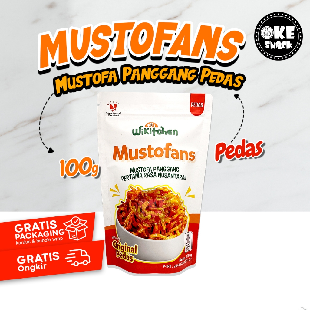 

ADR Kentang Mustofa Pedas Mustofans 100g