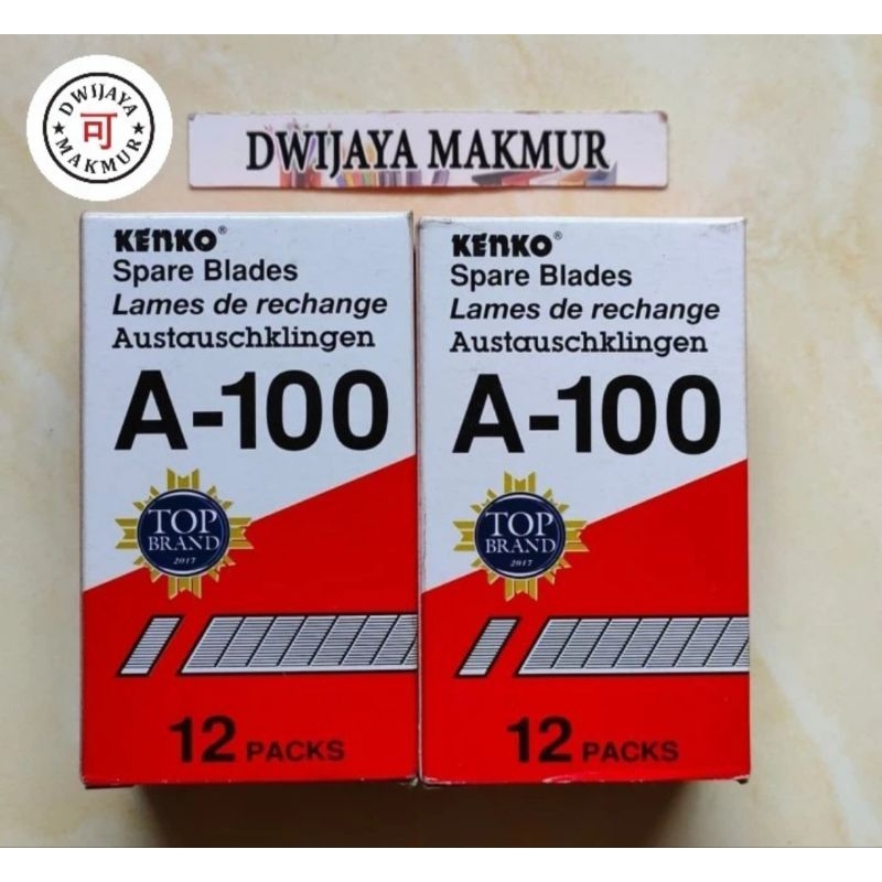 

Kenko A-100 (isi anak cutter kecil / mata pisau) 1 tube isi 5 pcs