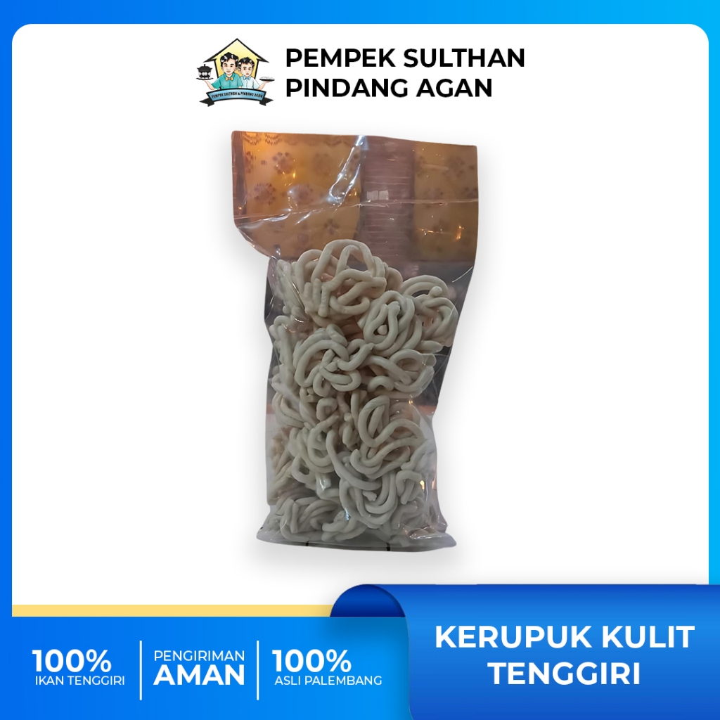 

PEMPEK SULTHAN - Kerupuk Kulit Tenggiri | Pempek Palembang Asli 100% Ikan Tenggiri