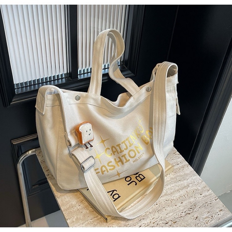 Tas Kanvas Wanita / Totebag Fashion Sling Bag Import