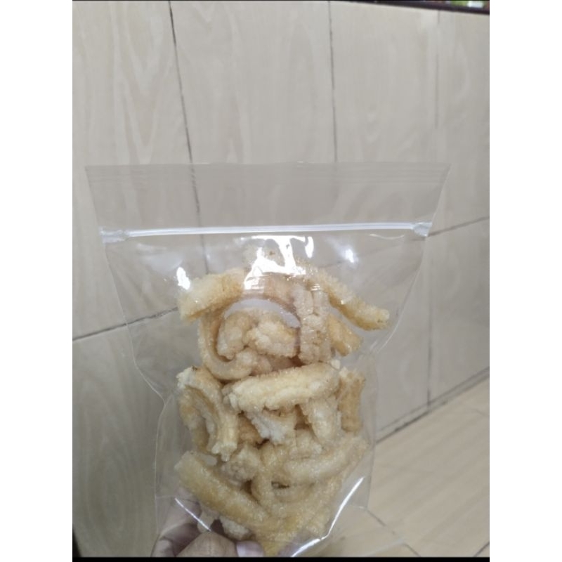 

kerupuk kulit kriuk cemilan enak 100% halal