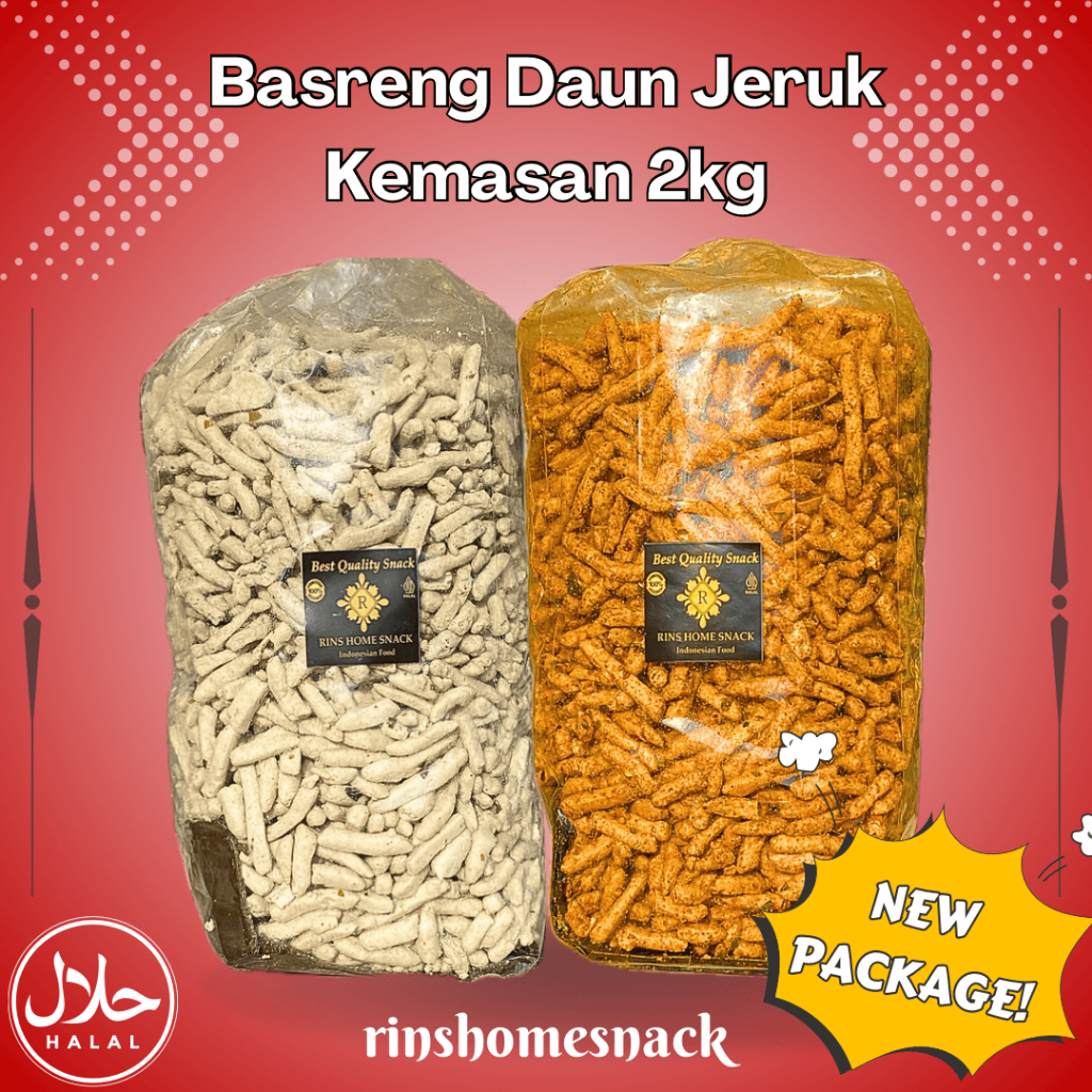 

TERBARU!!! Basreng Daun Jeruk Kemasan 2kg Terlaris