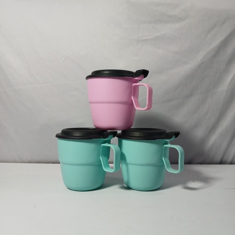 Gelas Mug Tutup Veneta / Gelas estetik / Gelas cantik / Gelas Plastik