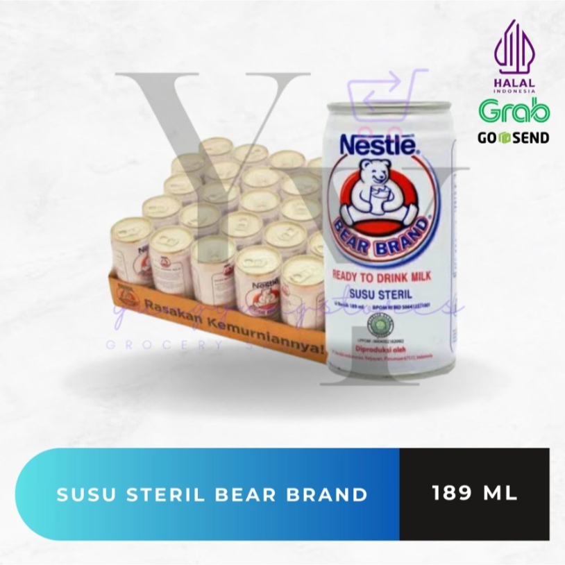 

1 Dus Isi 30 Kaleng Nestle Bear Brand / Susu Beruang 189 ml