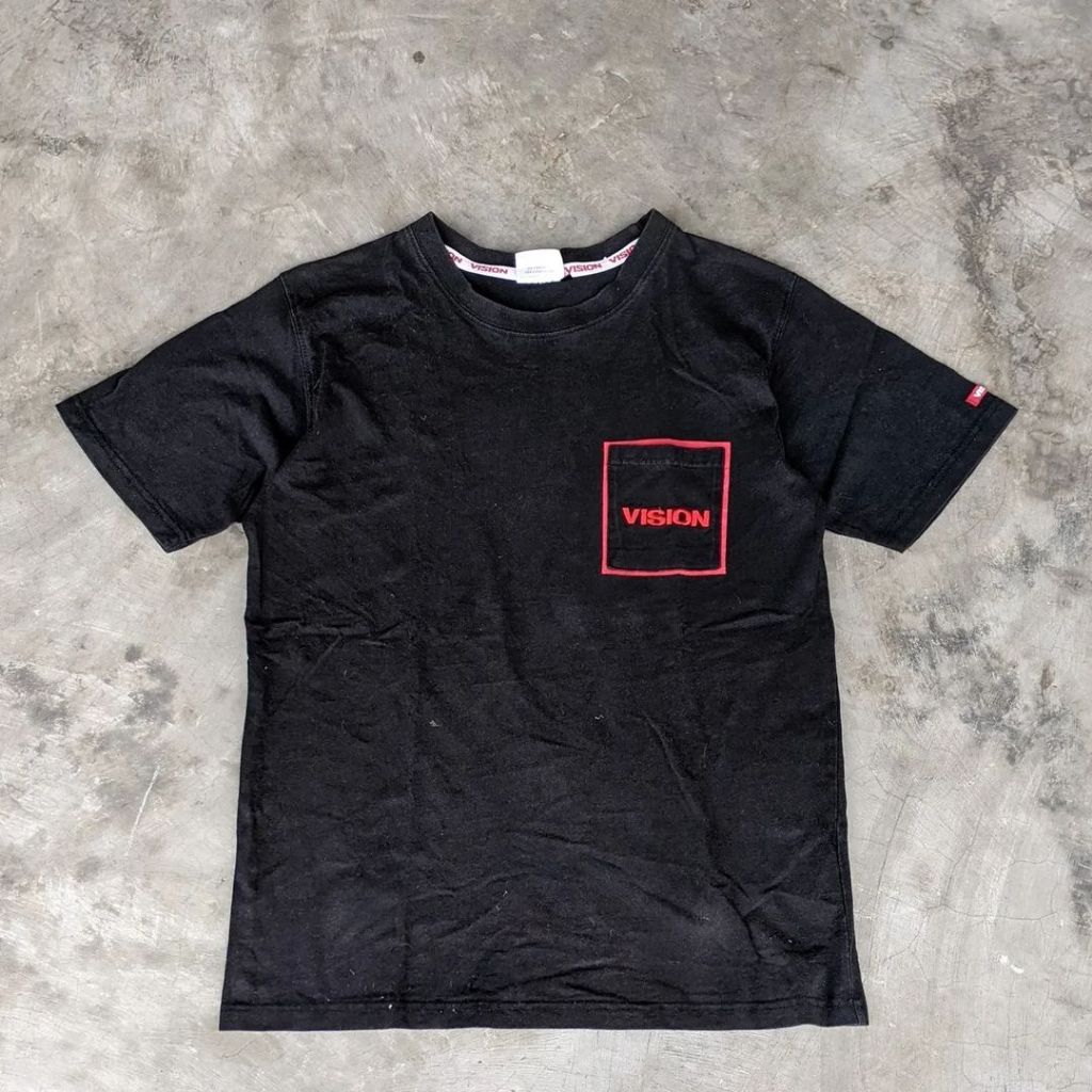 Kaos Oblong Unisex Berkantong VISION STREET WEAR Original Size M