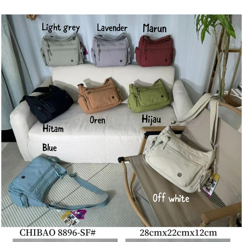 CB8896-SF TAS SELEMPANG WANITA IMPORT CHIBAO