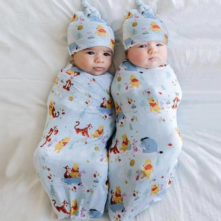 MNSGH9587 Hippo Land Bedong Lipat Single Knit BABY LEON Bedong Bayi Bedong Bayi Instan Kain Bedongan