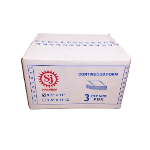 

VWMQA9777 DUS Kertas Komputer Continuous Form 3 Ply 95 X 11 Full Bagi 2 Sinar Jaya SJ Premium MURAH