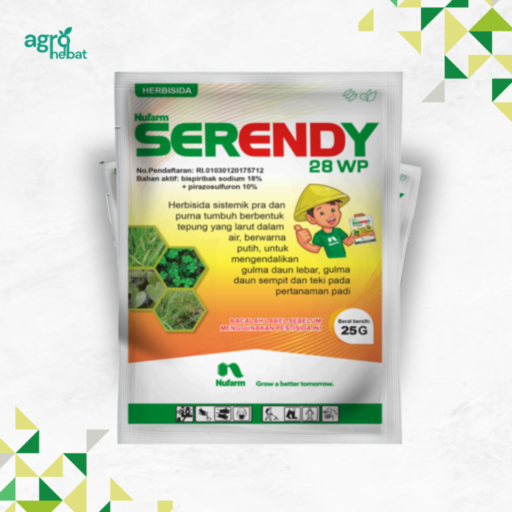 HERBISIDA SERENDY 25GR 28WP OBAT RUMPUT PADI