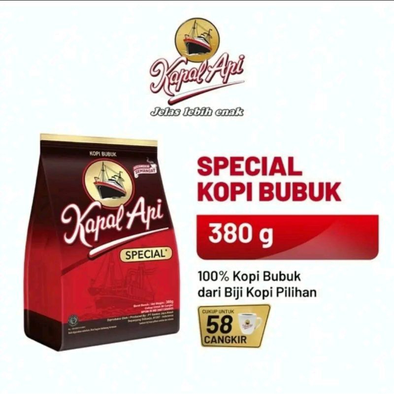 

kopi kapal api spesial 380gr