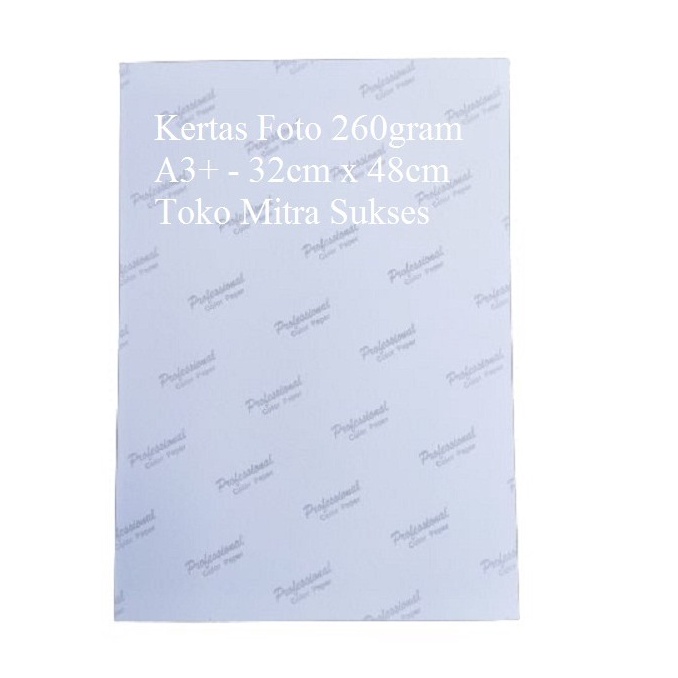 

KMR96745 Kertas Foto Glossy 26gram A3 32cm x 48cm