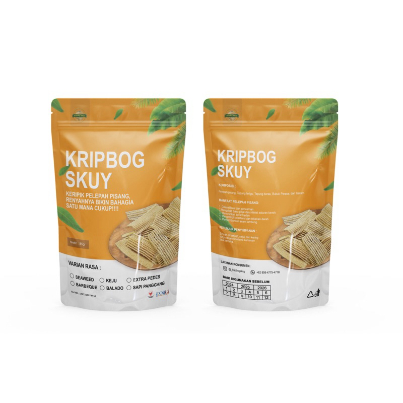 

Keripik Pelepah Pisang (KripbogSkuy) 85 Gram