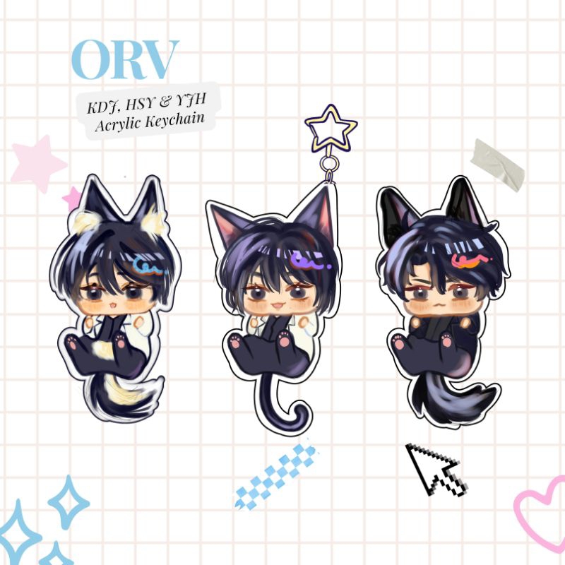 ORV Kim Dokja, Han Sooyoung, Yoo Joonghyuk Keychain Acriylic